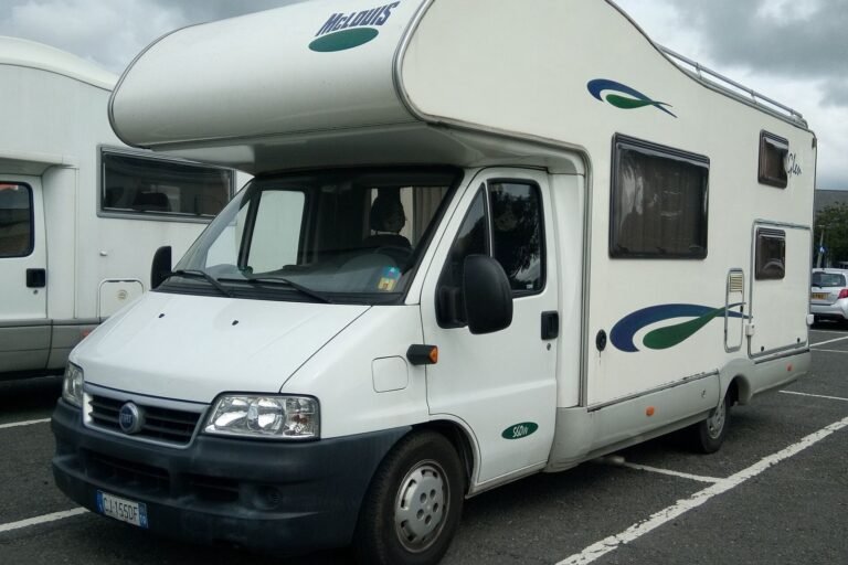White fiat ducato campervan 2006